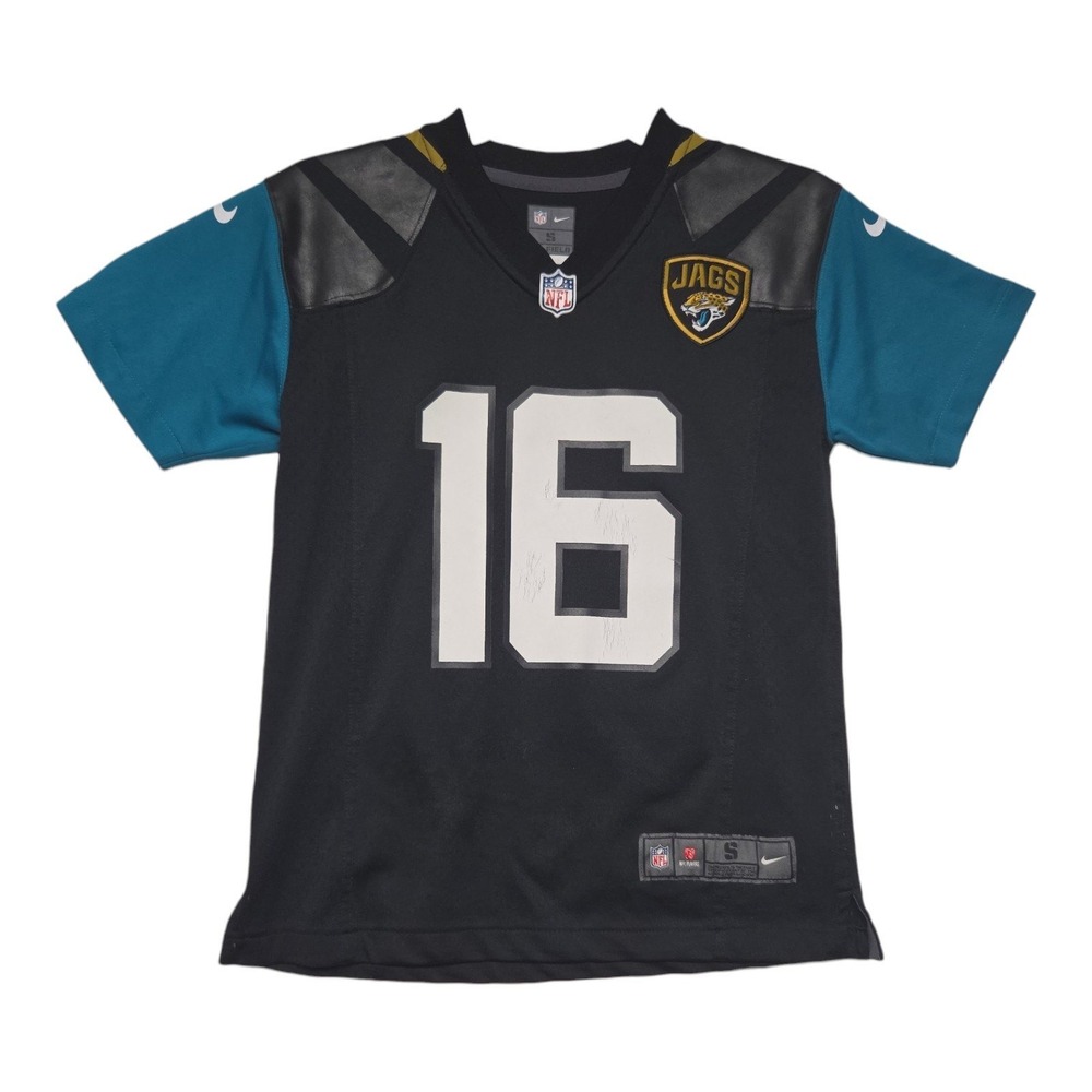 Nike Jacksonville Jaguars Trevor Lawrence 16 Youth Jersey Black Small Authentic
